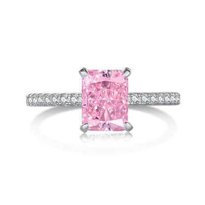 [Lora-Jewelry] Bague de fête scintillante et éclatante de 2,0 carats