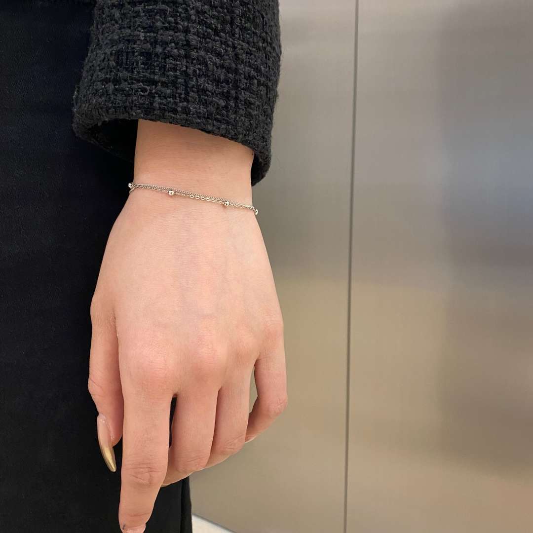 [Lora-Jewelry] Bracelet double couche de perles délicates