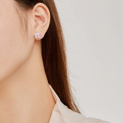 [Lora-Jewelry] Boucles d'oreilles octogonales colorées et ornées