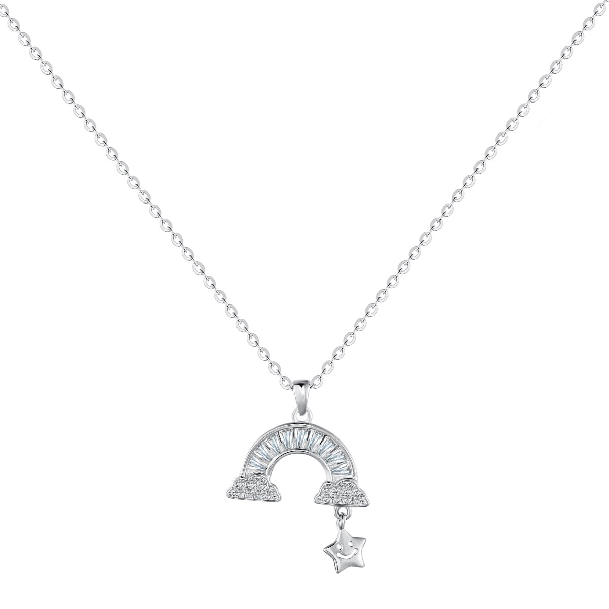 [Lora-Jewelry] Collier étoile arc-en-ciel unique