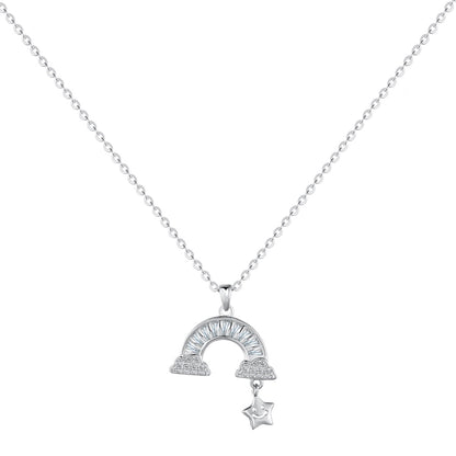 [Lora-Jewelry] Collier étoile arc-en-ciel unique