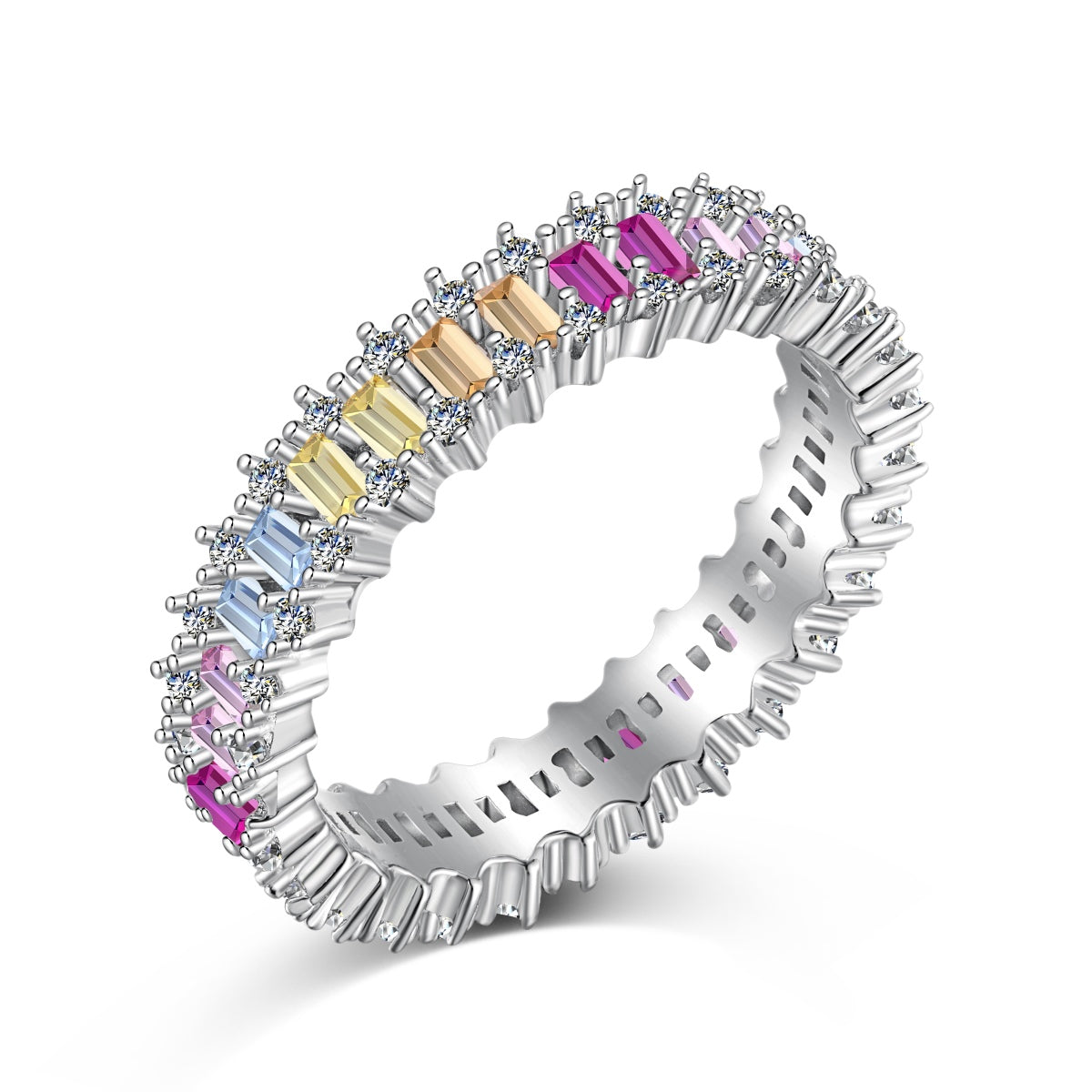 [Lora-Jewelry] Bague cocktail ornée d'une émeraude éclatante