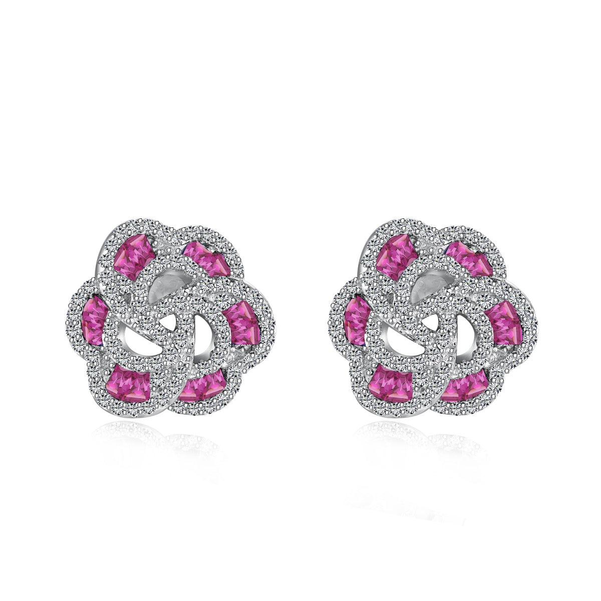 [Lora-Jewelry] Boucles d'oreilles exquises en forme de fleur pour un usage quotidien