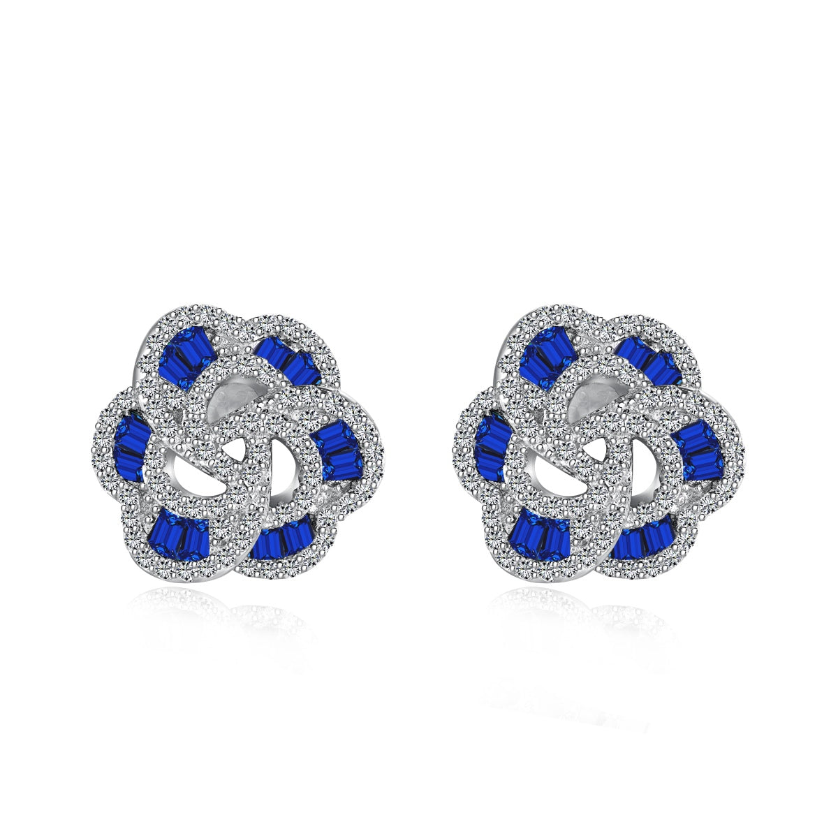[Lora-Jewelry] Boucles d'oreilles exquises en forme de fleur pour un usage quotidien