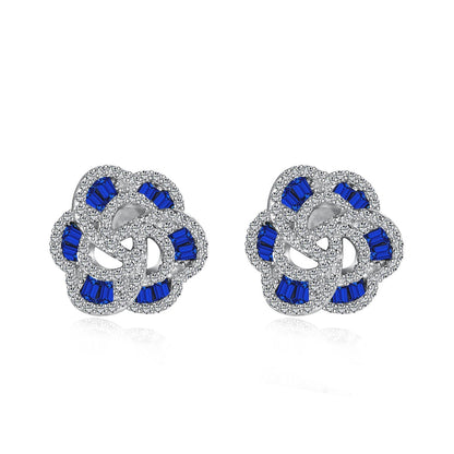 [Lora-Jewelry] Boucles d'oreilles exquises en forme de fleur pour un usage quotidien