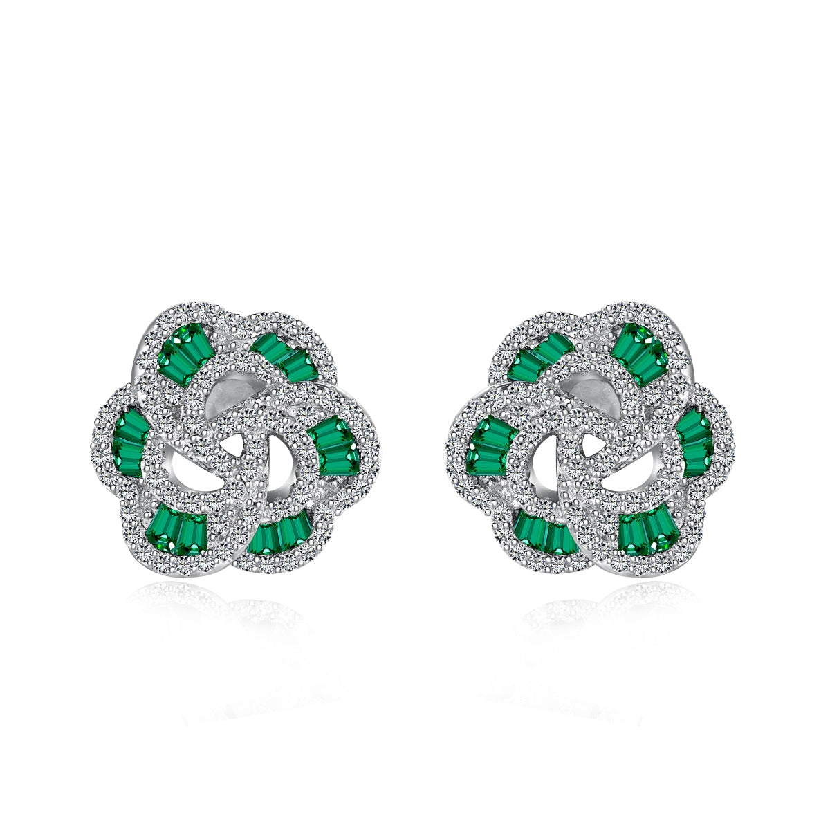 [Lora-Jewelry] Boucles d'oreilles exquises en forme de fleur pour un usage quotidien