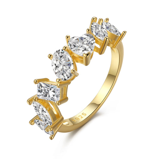 [Lora-Jewelry] Bague délicate à plusieurs coupes