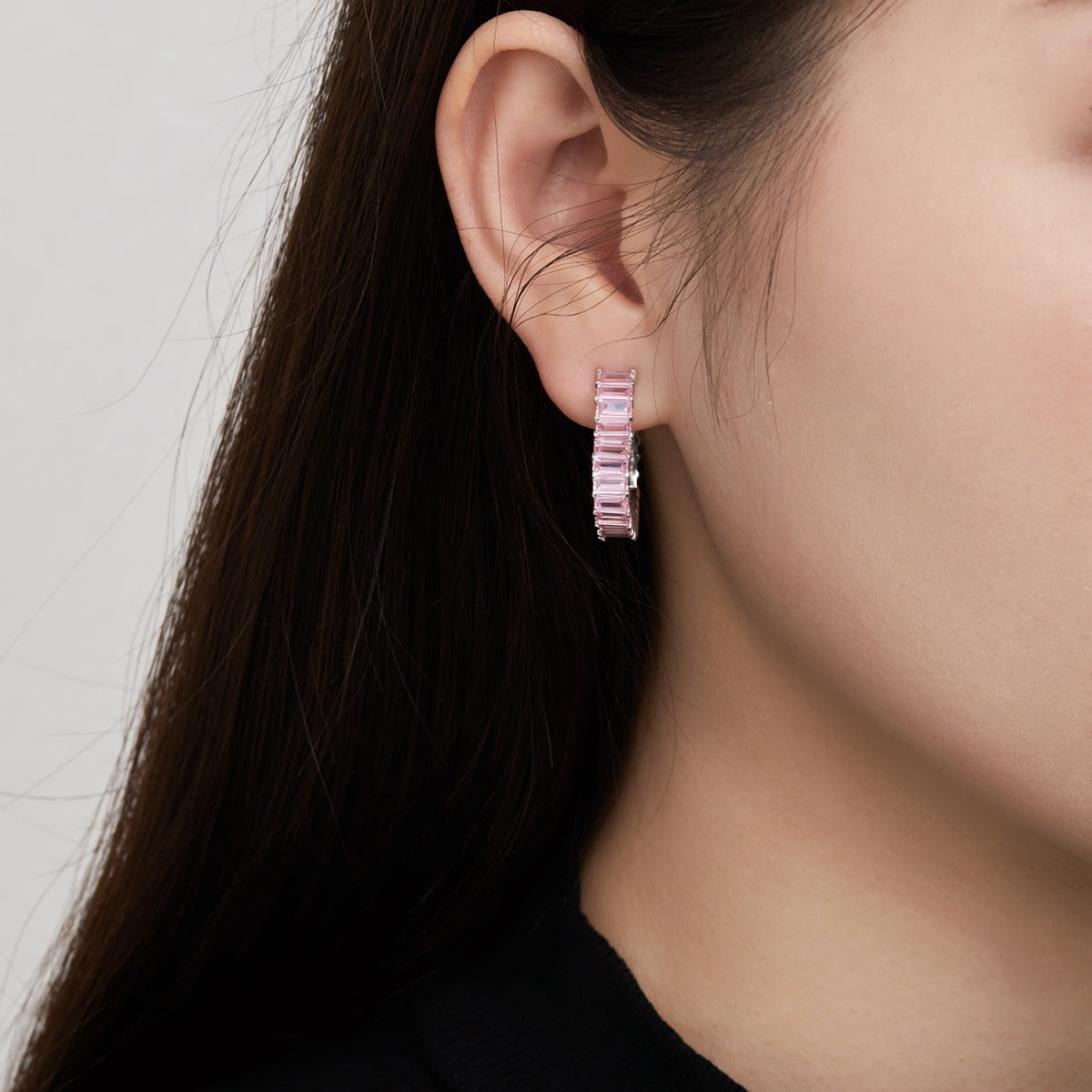 [Lora-Jewelry] Boucles d'oreilles découpées en forme de cœur rayonnant