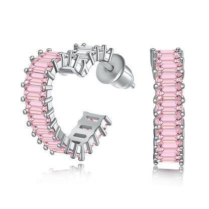 [Lora-Jewelry] Boucles d'oreilles découpées en forme de cœur rayonnant