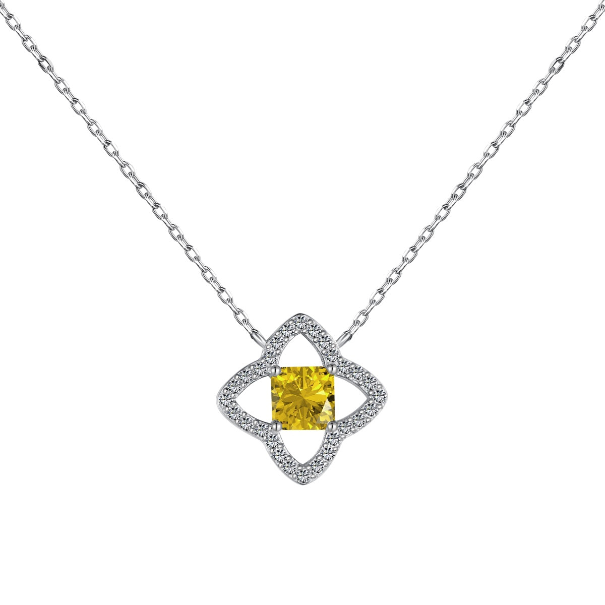 [Lora-Jewelry] Collier exquis en forme de fleur taille princesse