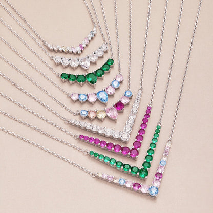 [Lora-Jewelry] Collier arc-en-ciel éblouissant