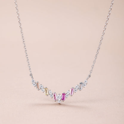 [Lora-Jewelry] Collier arc-en-ciel éblouissant