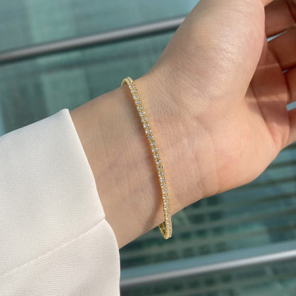 [Lora-Jewelry]Radiant Colorful Round Cut Party Bracelet
