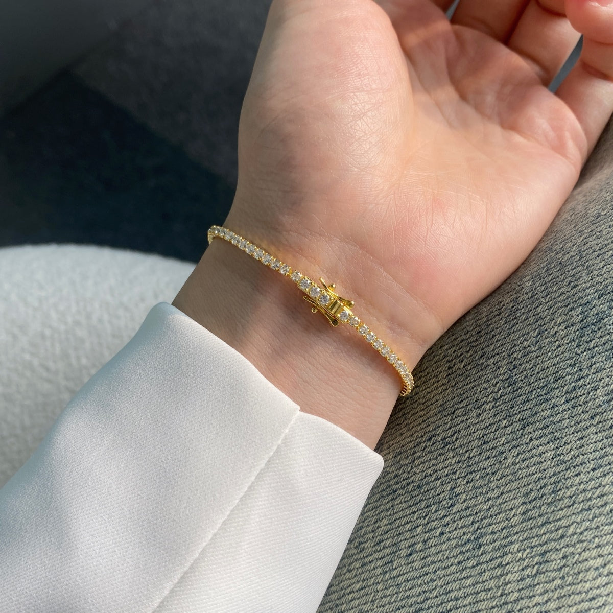 [Lora-Jewelry]Radiant Colorful Round Cut Party Bracelet
