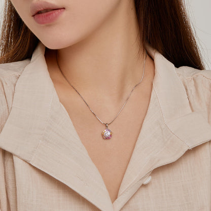 [Lora-Jewelry] Charmant collier de fleurs colorées