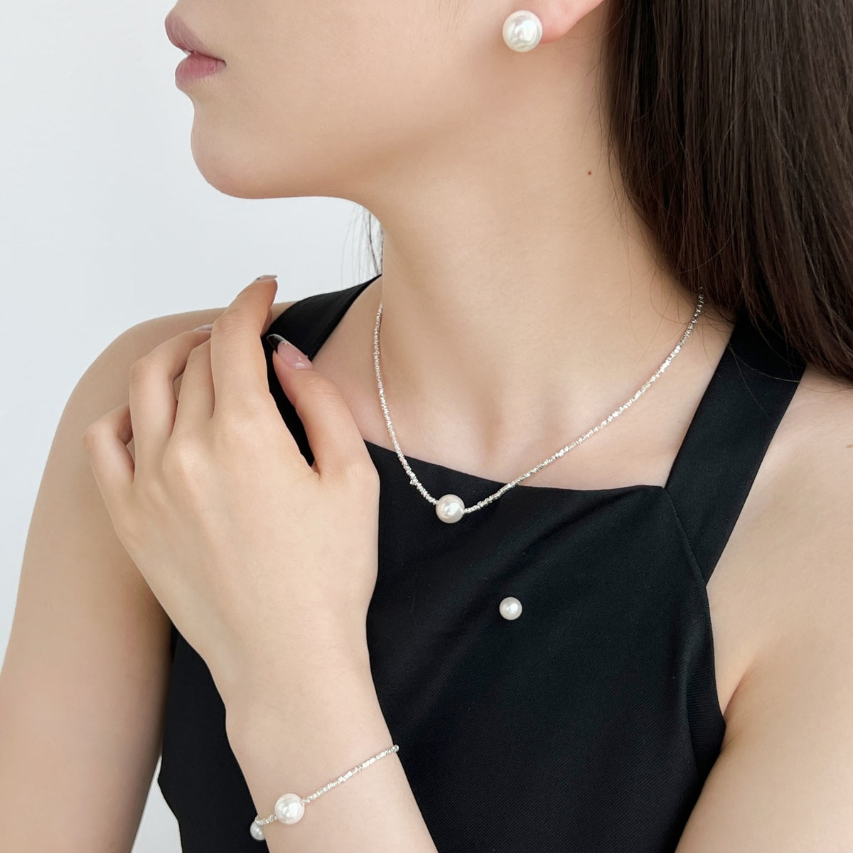 [Lora-Jewelry] Boucles d'oreilles en perles délicates