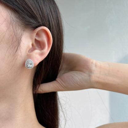 [Lora-Jewelry] Boucles d'oreilles délicates et magnifiques en forme de poire