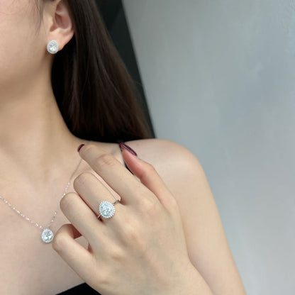 [Lora-Jewelry] Boucles d'oreilles délicates et magnifiques en forme de poire