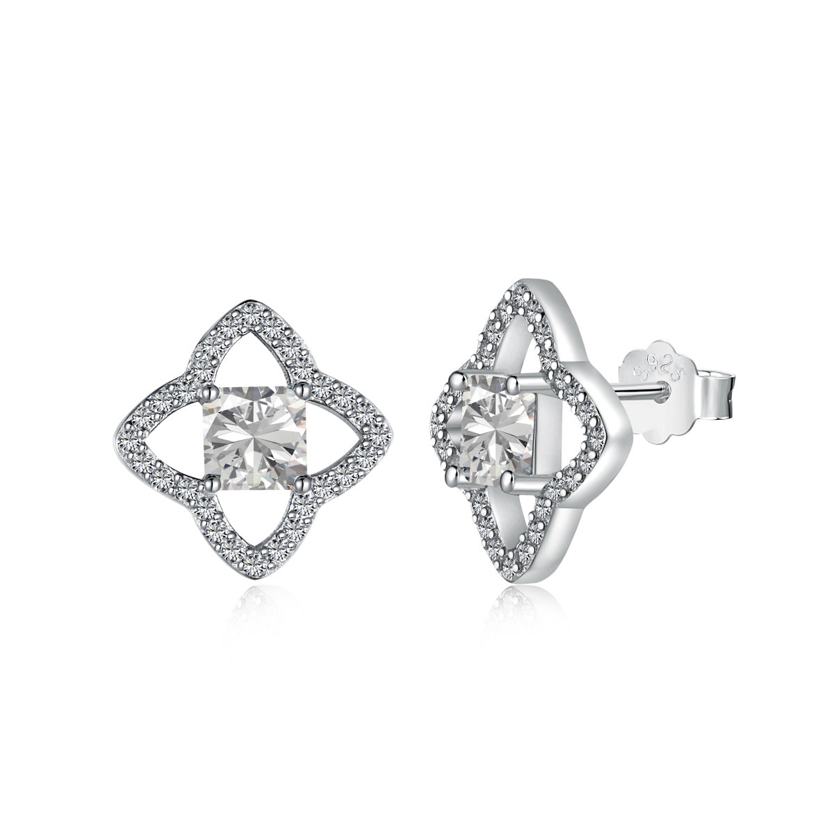 [Lora-Jewelry] Boucles d'oreilles élégantes en forme d'étoile taille princesse pour un usage quotidien