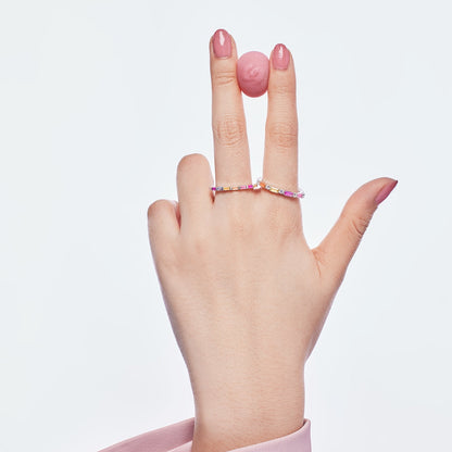 [Lora-Jewelry] Bague quotidienne élégante à taille radiante Lively In Shades