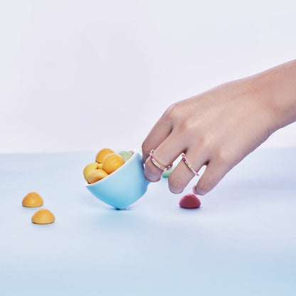 [Lora-Jewelry] Bague quotidienne élégante à taille radiante Lively In Shades