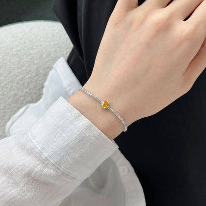 [Lora-Jewelry] Bracelet quotidien exquis de 0,75 carat à taille ovale