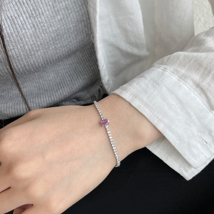 [Lora-Jewelry] Bracelet quotidien exquis de 0,75 carat à taille ovale