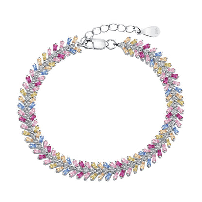 [Lora-Jewelry] Bracelet délicat et radiant taille émeraude pour le quotidien