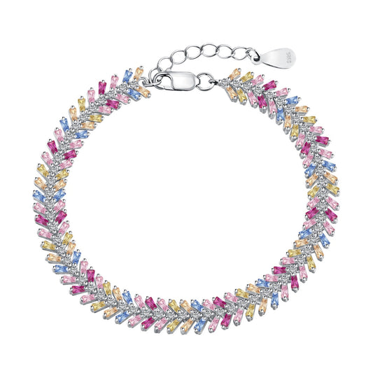 [Lora-Jewelry] Bracelet délicat et radiant taille émeraude pour le quotidien