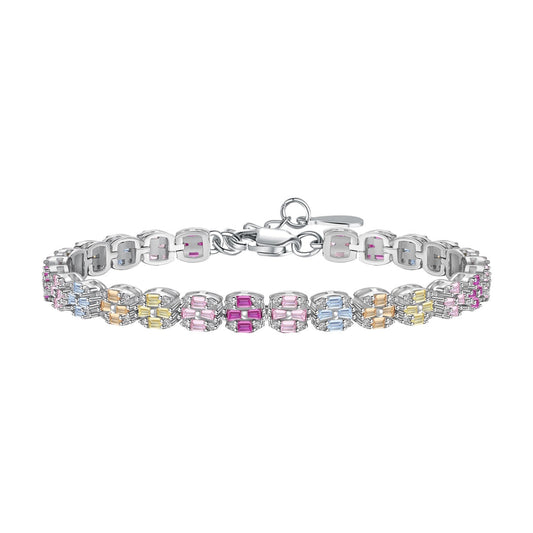 [Lora-Jewelry] Bracelet quotidien délicat et coloré en émeraude taillée