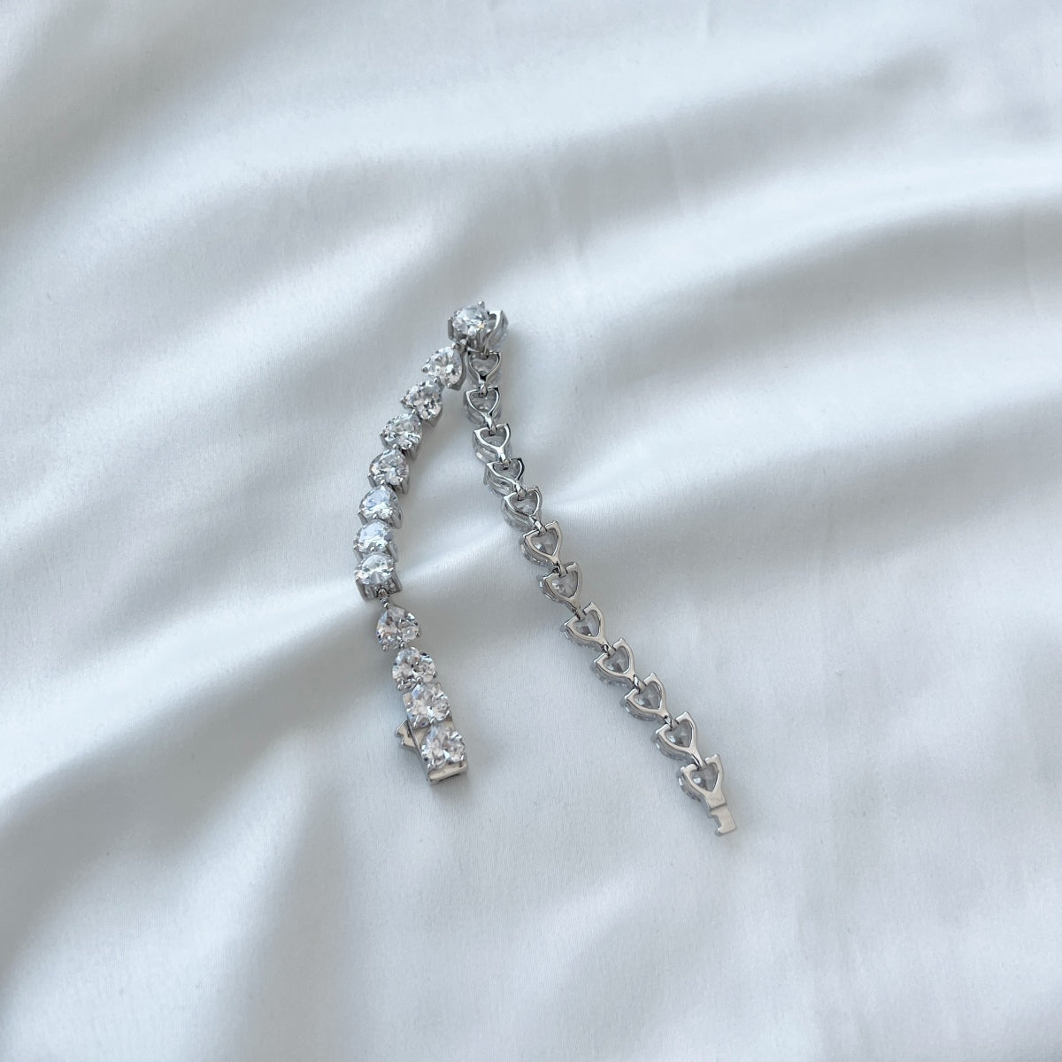 [Lora-Jewelry] Bracelet élégant et romantique en forme de cœur de 0,75 carat