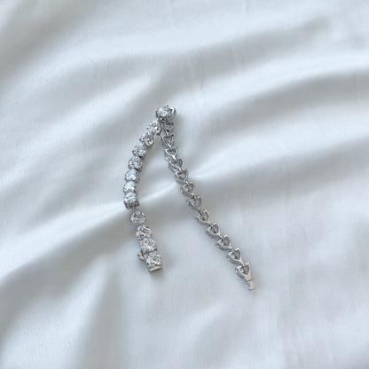[Lora-Jewelry] Bracelet élégant et romantique en forme de cœur de 0,75 carat
