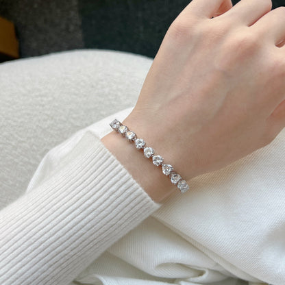 [Lora-Jewelry] Bracelet élégant et romantique en forme de cœur de 0,75 carat