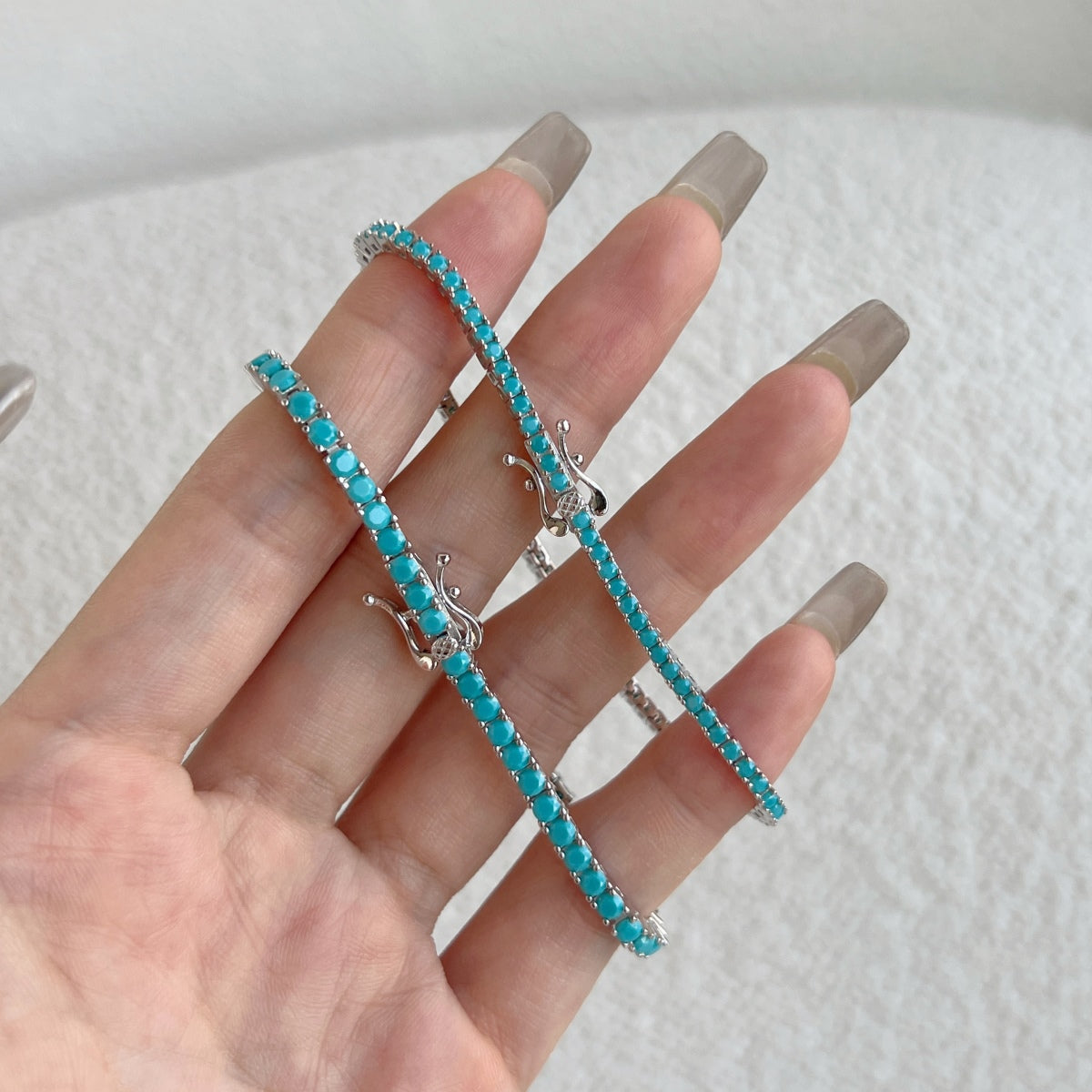 [Lora-Jewelry] Bracelet quotidien éblouissant et exquis à coupe ronde