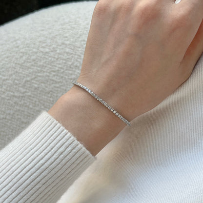 [Lora-Jewelry] Bracelet quotidien éblouissant et exquis à coupe ronde