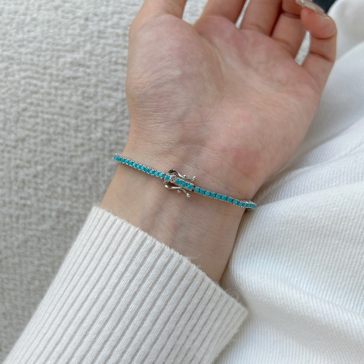 [Lora-Jewelry] Bracelet quotidien éblouissant et exquis à coupe ronde