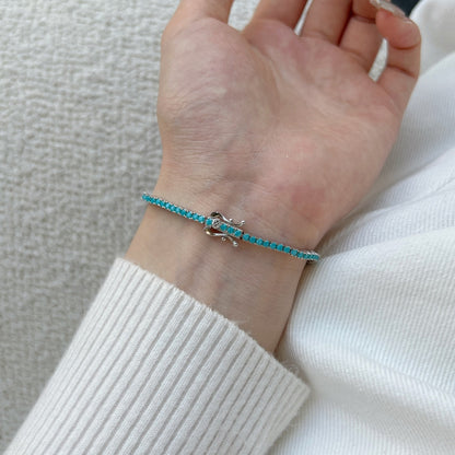 [Lora-Jewelry] Bracelet quotidien éblouissant et exquis à coupe ronde