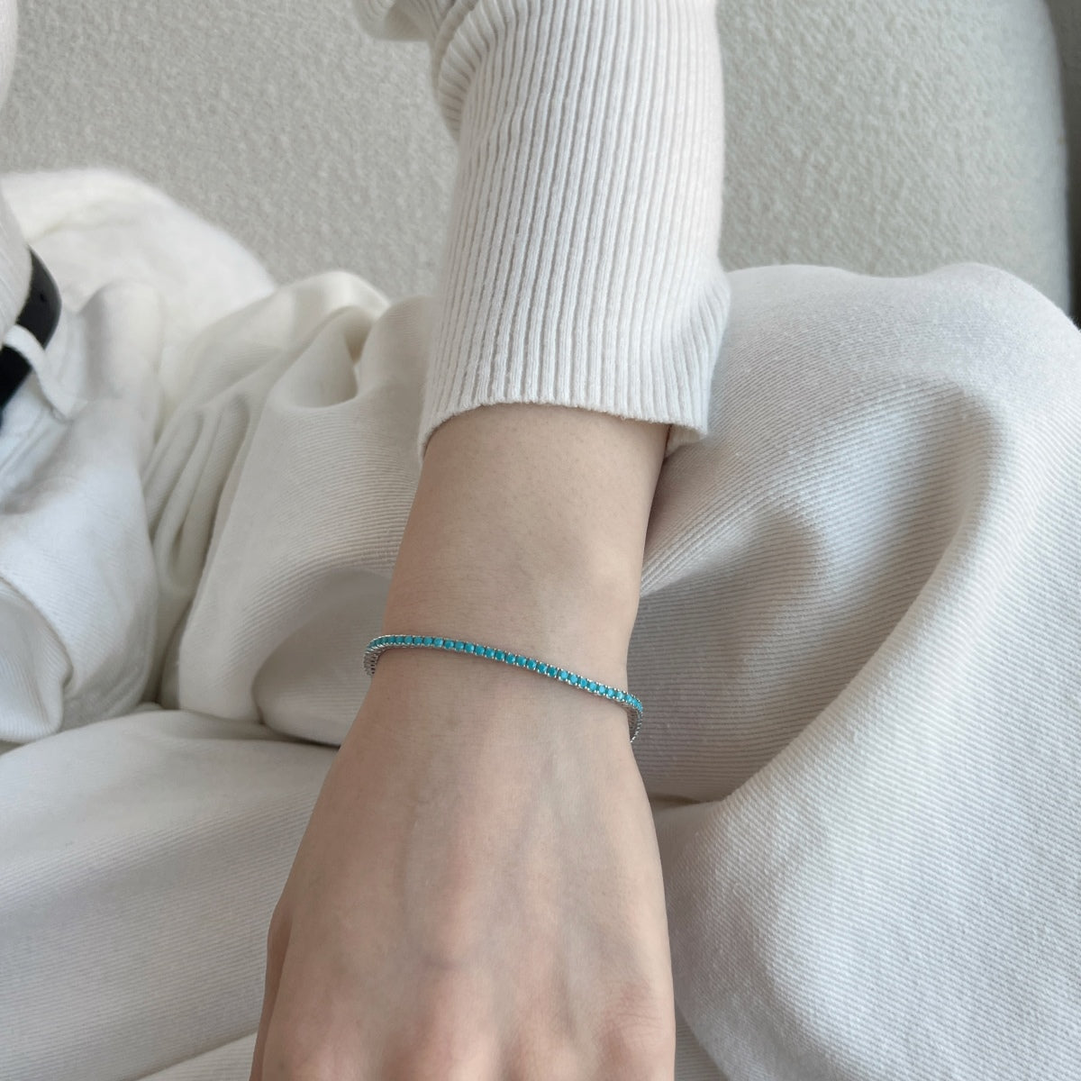 [Lora-Jewelry] Bracelet quotidien éblouissant et exquis à coupe ronde