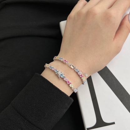 [Lora-Jewelry] Bracelet de fête orné et scintillant à plusieurs coupes