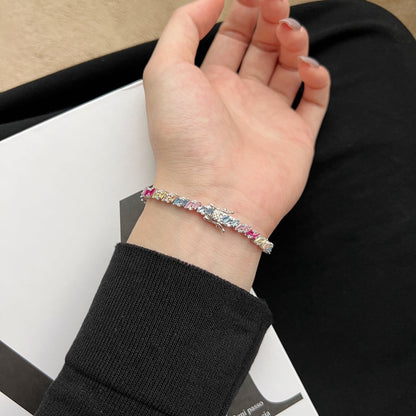 [Lora-Jewelry] Bracelet de fête orné et scintillant à plusieurs coupes