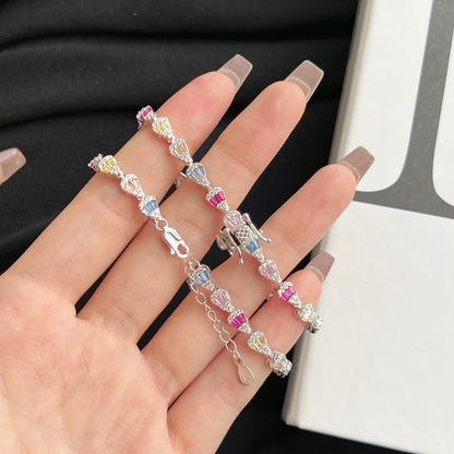 [Lora-Jewelry] Bracelet quotidien en forme de goutte d'eau rayonnante