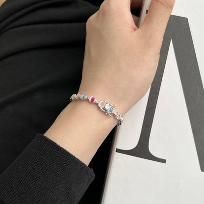 [Lora-Jewelry] Bracelet quotidien en forme de goutte d'eau rayonnante
