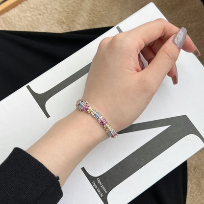 [Lora-Jewelry]Sparkling Exquisite Multi Cut Party Bracelet