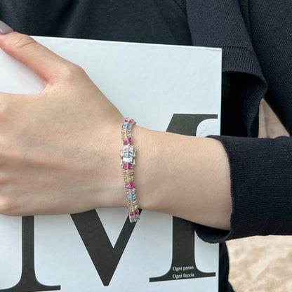 [Lora-Jewelry]Sparkling Exquisite Multi Cut Party Bracelet