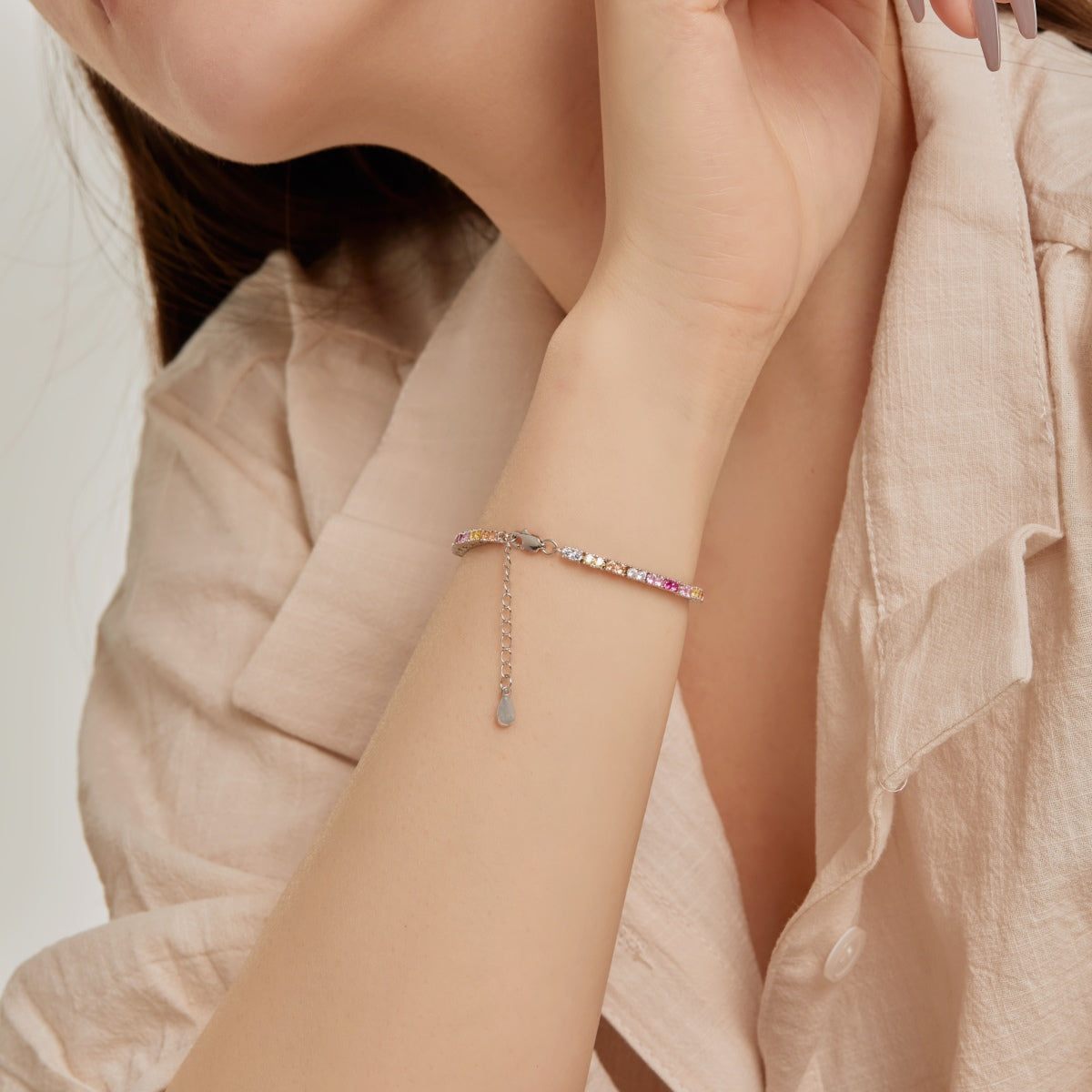 [Lora-Jewelry] Bracelet délicat et romantique en forme de cœur pour amoureux