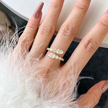 [Lora-Jewelry] Bague quotidienne délicate et vivante en forme de serpent