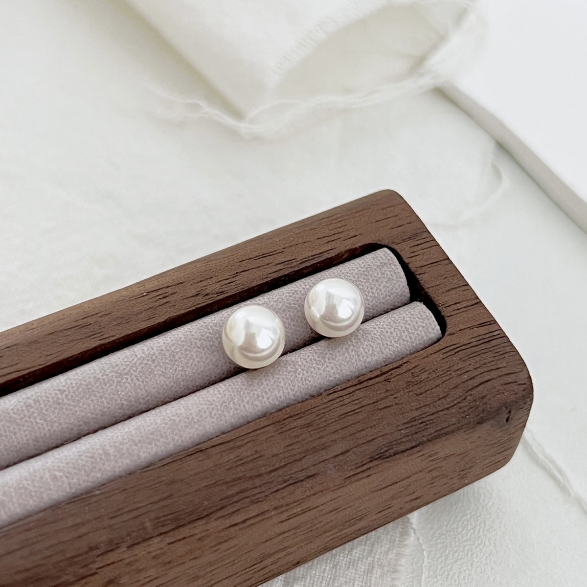 [Lora-Jewelry] Boucles d'oreilles en perles délicates