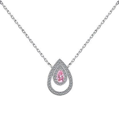 [Lora-Jewelry] Collier scintillant en forme de poire