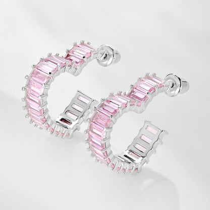 [Lora-Jewelry] Boucles d'oreilles découpées en forme de cœur rayonnant