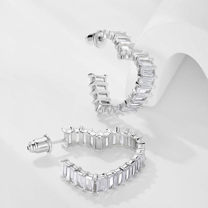 [Lora-Jewelry] Boucles d'oreilles découpées en forme de cœur rayonnant